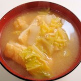 白菜と油揚げ★おみそ汁～♪